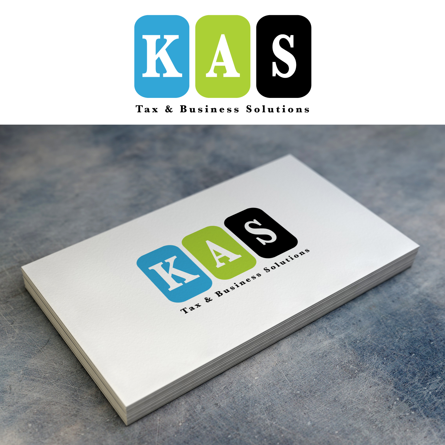 Logo Design by Coolgray for KAS Tax & Business Solutions | Design #20771335