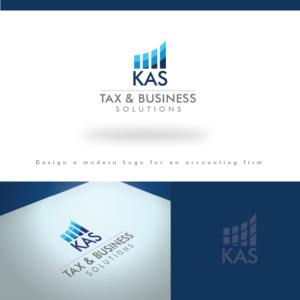 Logo Design by bright design for KAS Tax & Business Solutions | Design: #20725013
