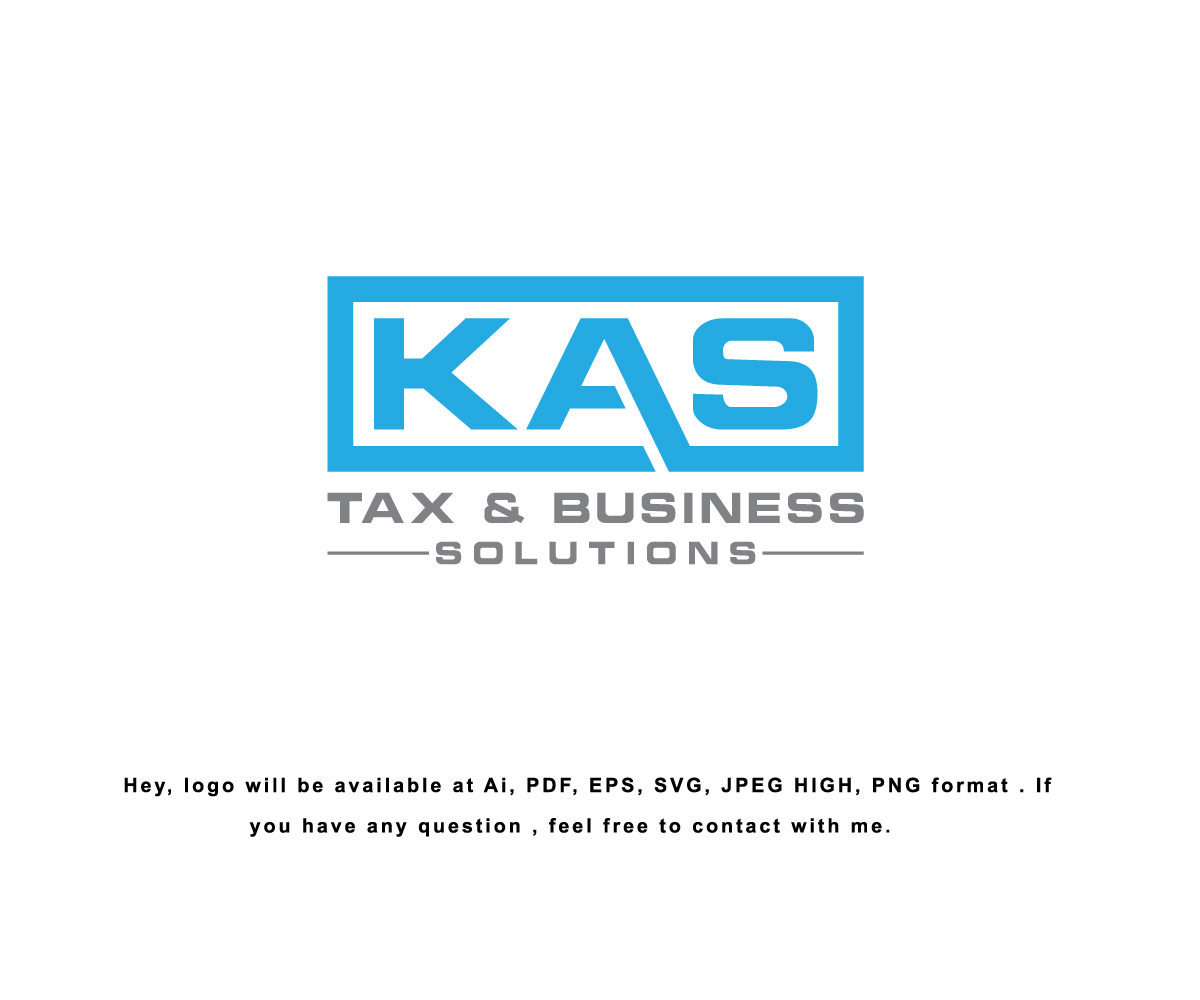 Logo Design by Design Solving for KAS Tax & Business Solutions | Design #20714392