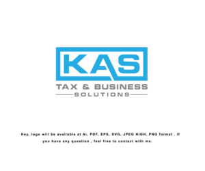 Logo Design by Design Solving for KAS Tax & Business Solutions | Design: #20714392