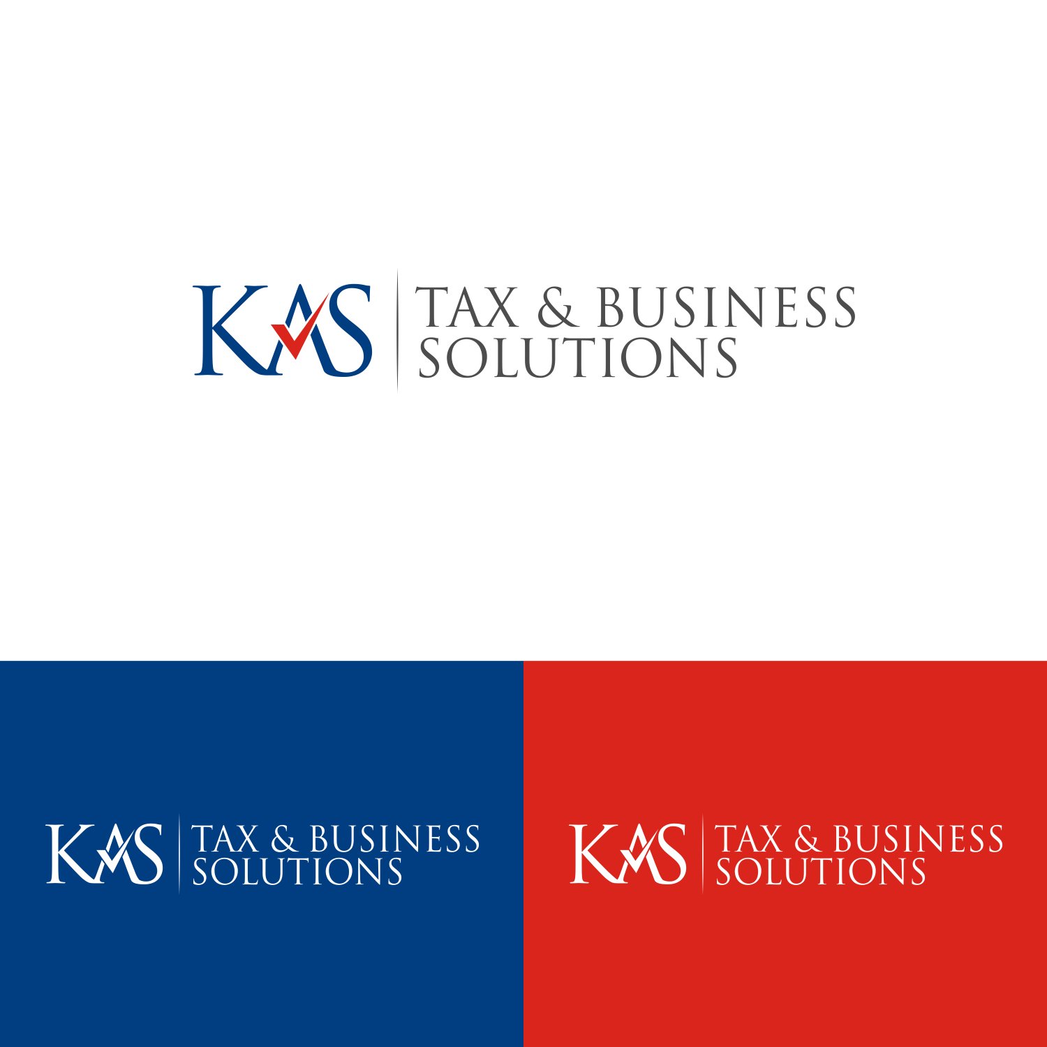 Logo Design by AFDesGraf for KAS Tax & Business Solutions | Design #20771511
