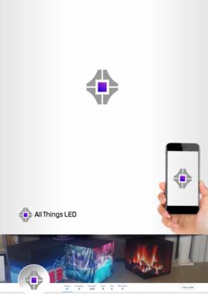 Diseño de Logo por Walloker para All Things LED Mfg. | Diseño: #20776481