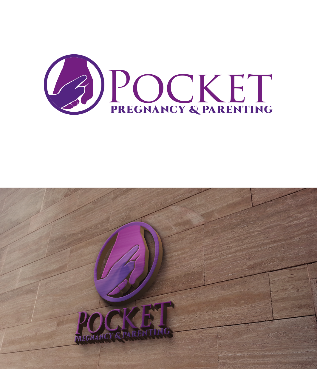 Design de Logo par trufya pour Pocket Pregnancy & Parenting, LLC | Design #20824257