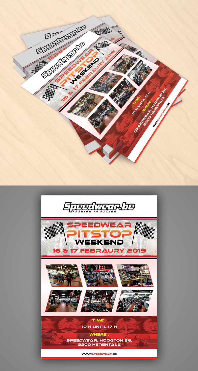 Design de Flyer par ecorokerz pour Speedwear - Eyckmans Group NV | Design #20720415