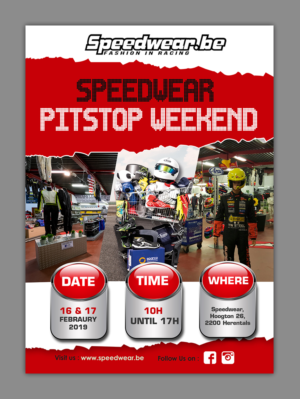 Speedwear Pitstop Weekend : OPENHOUSE | Flyer Design by innovative earth