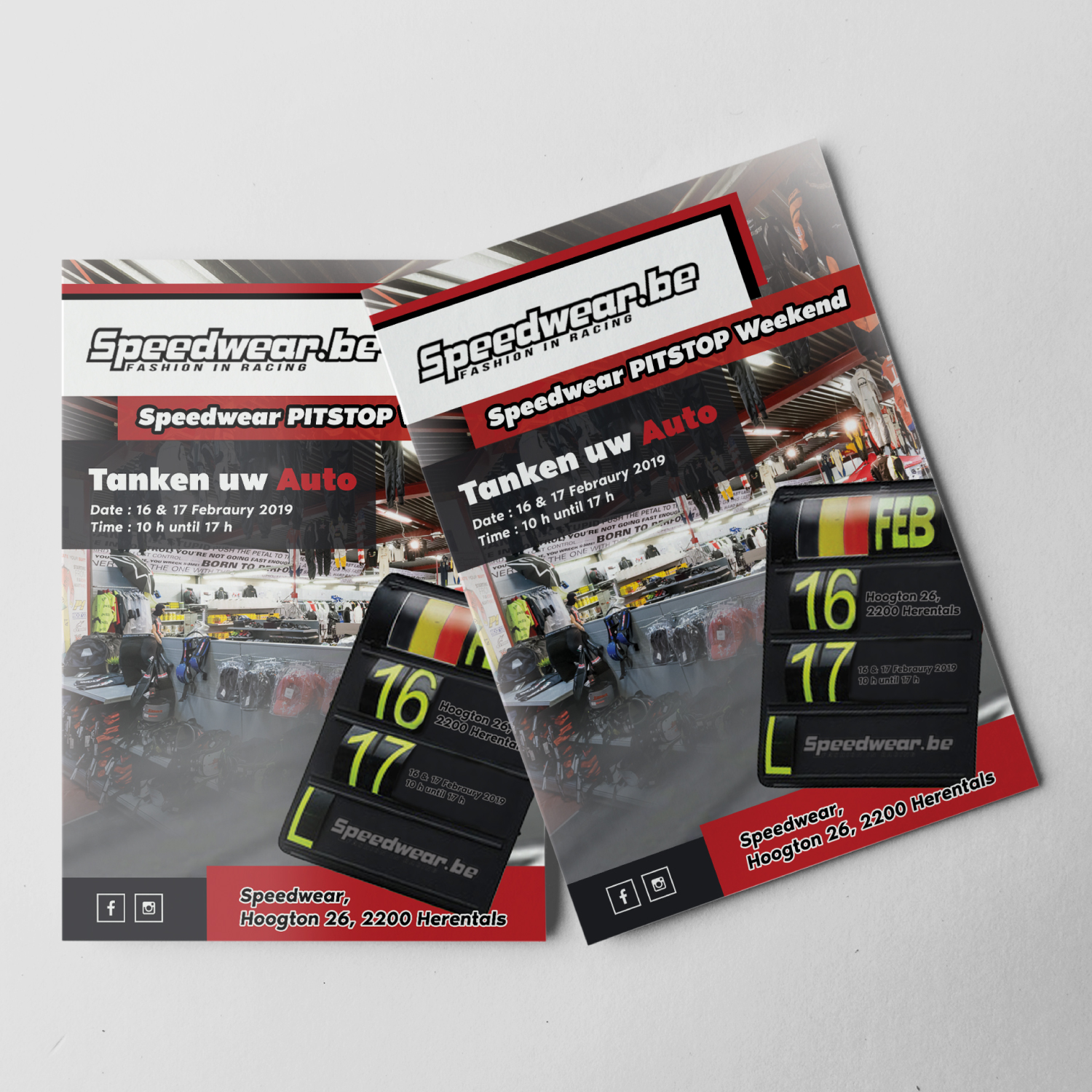 Flyer Design by coo.lt for Speedwear - Eyckmans Group NV | Design #20721881