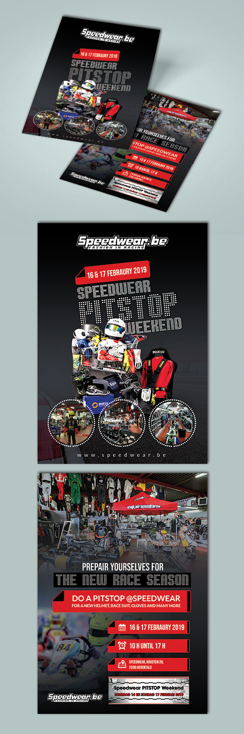 Flyer Design by BLUE WINGS for Speedwear - Eyckmans Group NV | Design #20720520