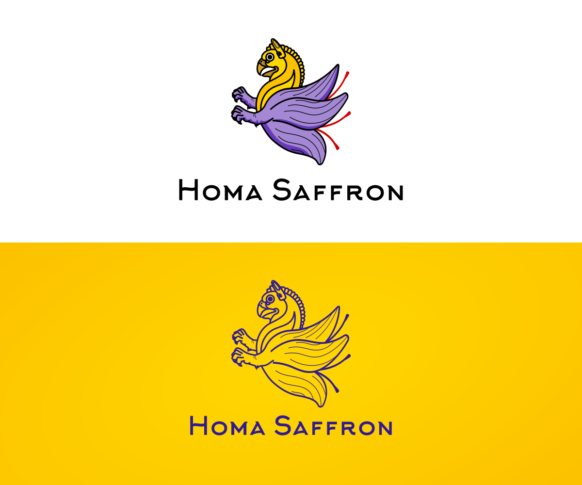 Logo Design by VGB for Homa Saffron | Design #20726349