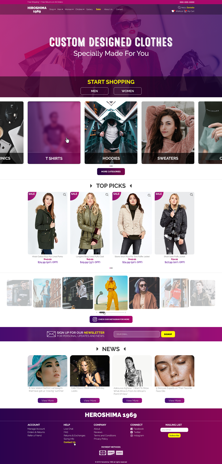 Diseño Web por James Burns para este proyecto | Diseño #20821281