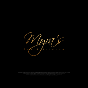 Myra's Bar & Kitchen | Diseño de Logo por sushsharma99