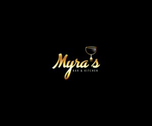 Myra's Bar & Kitchen | Logo Design by Grapi