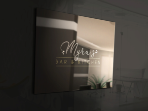 Myra's Bar & Kitchen | Diseño de Logo por blackowl8
