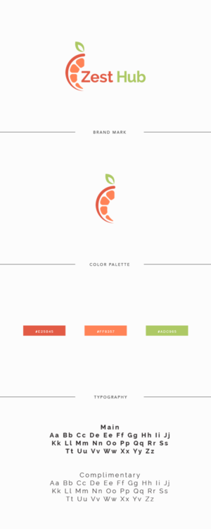 Zest Hub | Logo Design by GBDESIGN