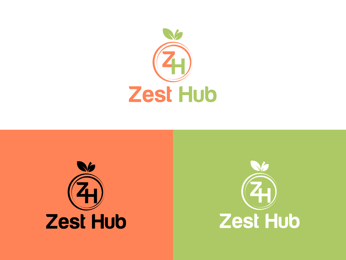 Logo Design by Slant Line Media for Zest Hub | Design #20725374