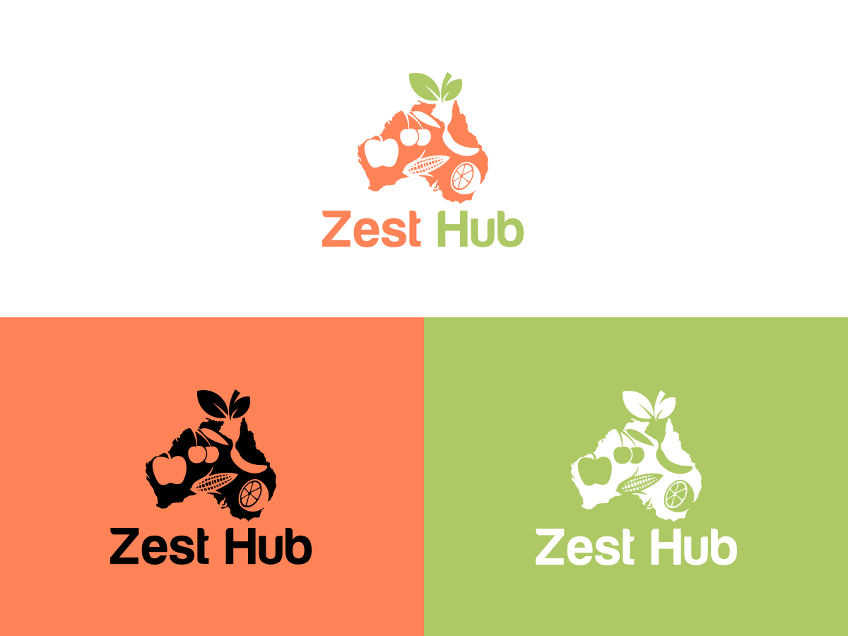 Logo Design by Slant Line Media for Zest Hub | Design #20725482