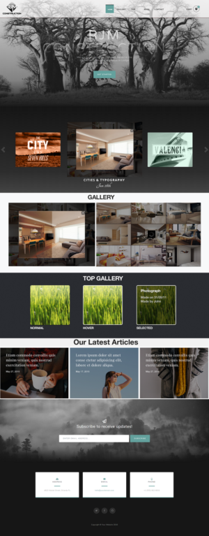 Web Design par Grebowiec Peter pour RJM Construction | Design : #20774715