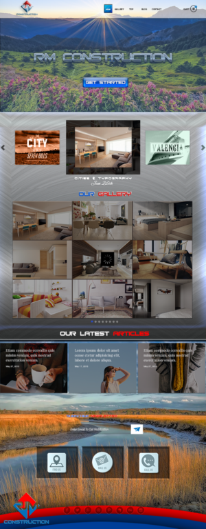 Web Design par Grebowiec Peter pour RJM Construction | Design : #20940529