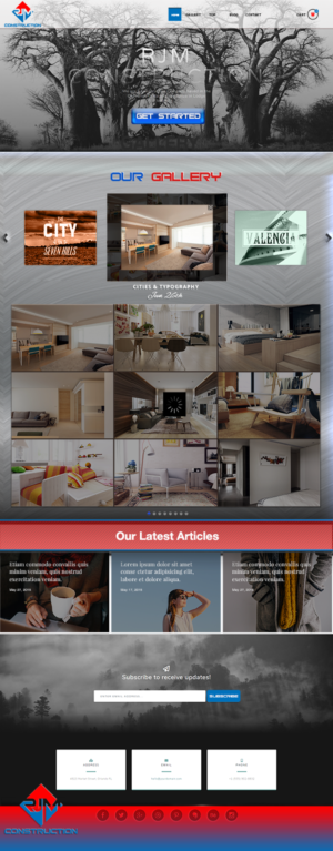 Web Design par Grebowiec Peter pour RJM Construction | Design : #20948453