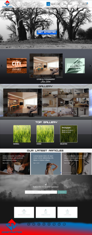 Web Design par Grebowiec Peter pour RJM Construction | Design : #20974063