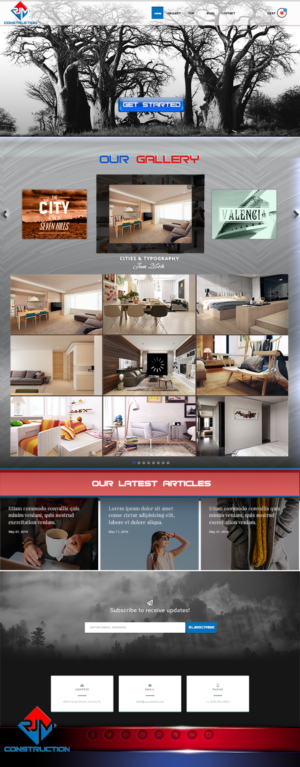 Web Design par Grebowiec Peter pour RJM Construction | Design : #20974064