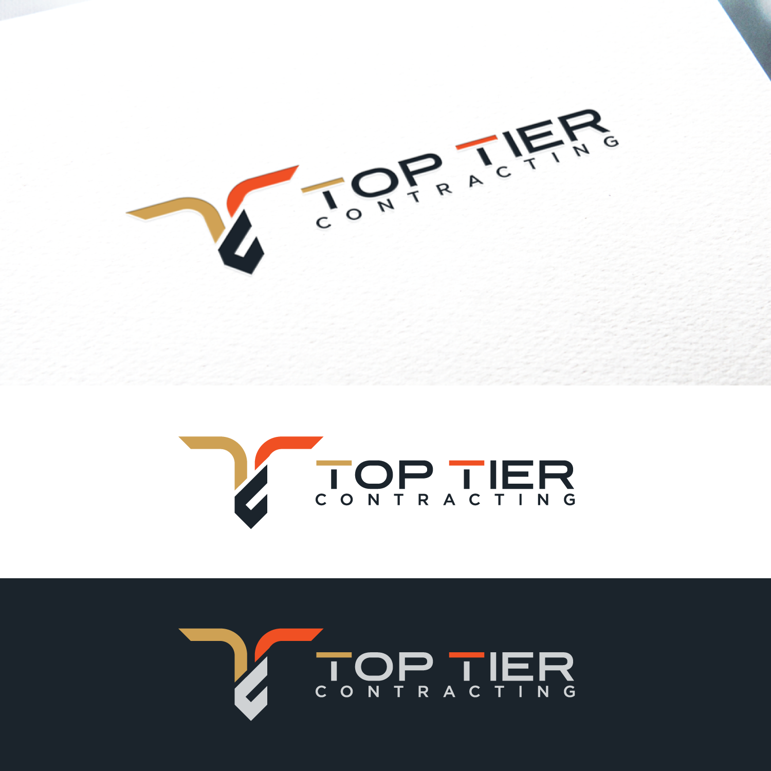 Logo Design by ds | designstructure for Top Tier Contracting | Design #20752548