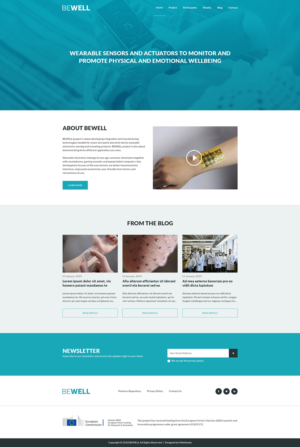 Wordpress Design by Minkimoto for VTT Finland | Design: #20776404