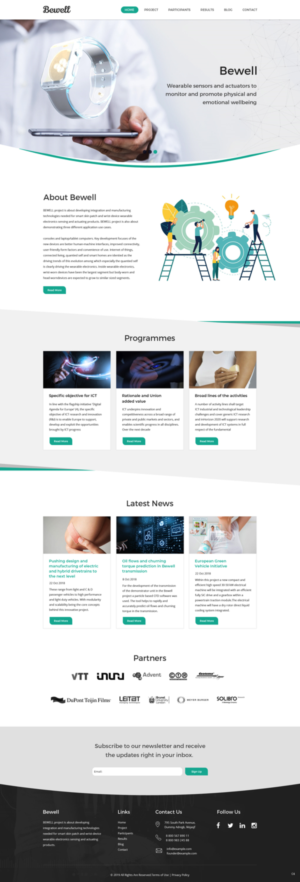 Wordpress Design by pb for VTT Finland | Design: #20733661