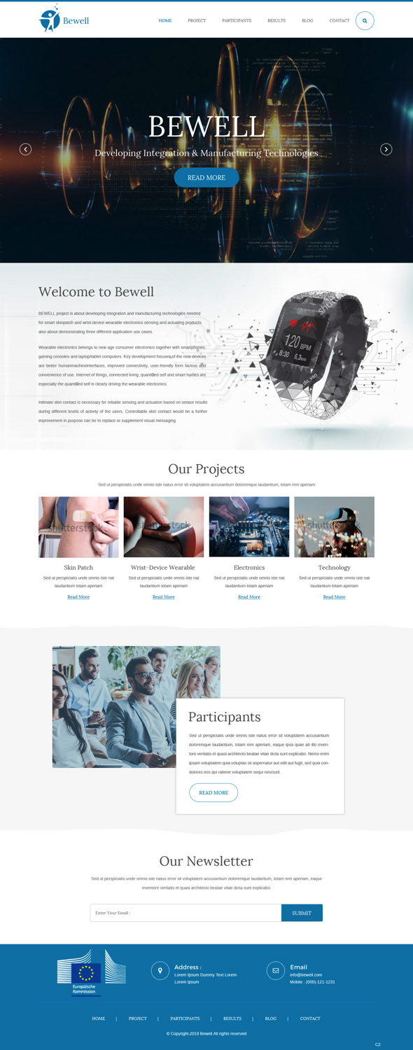 Wordpress Design by pb for VTT Finland | Design #20733662
