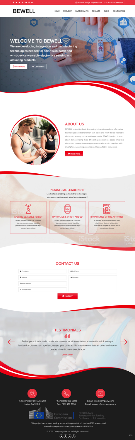 Wordpress Design by pb for VTT Finland | Design #20733663