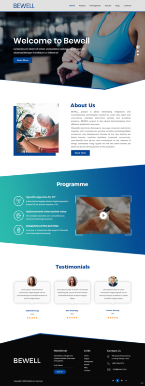 Wordpress Design by pb for VTT Finland | Design: #20733665