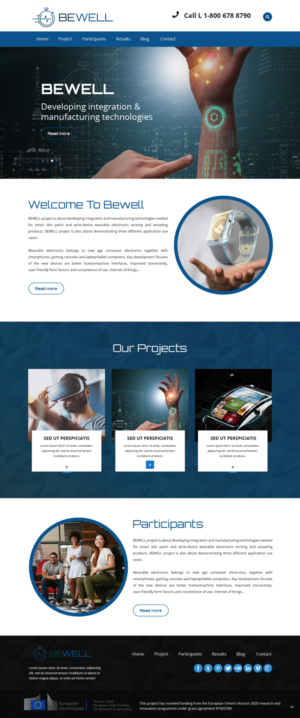 Wordpress Design by pb for VTT Finland | Design: #20733670