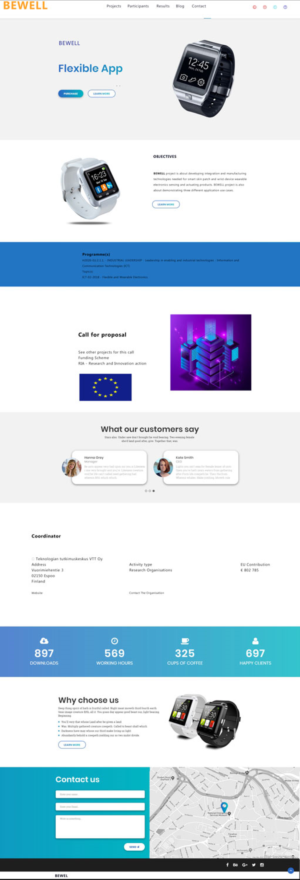 Wordpress Design by farins88 for VTT Finland | Design: #20780551