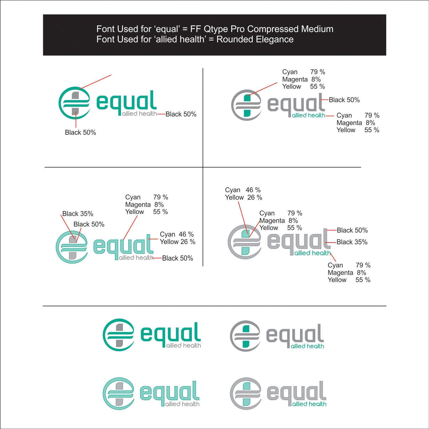 Logo-Design von pachilakili für Equal Allied Health | Design #20775738