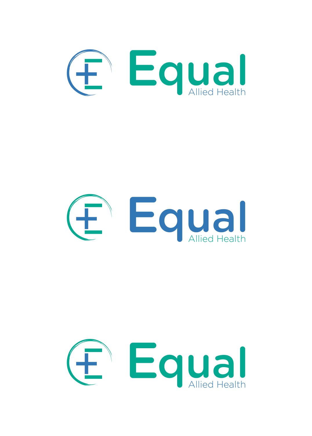 Logo Design by fatiyadesign for Equal Allied Health | Design #20745126