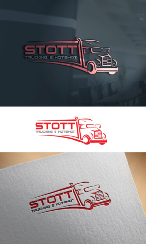 Stott Trucking & Hotshot Inc. | Logo Design by aishwarya....