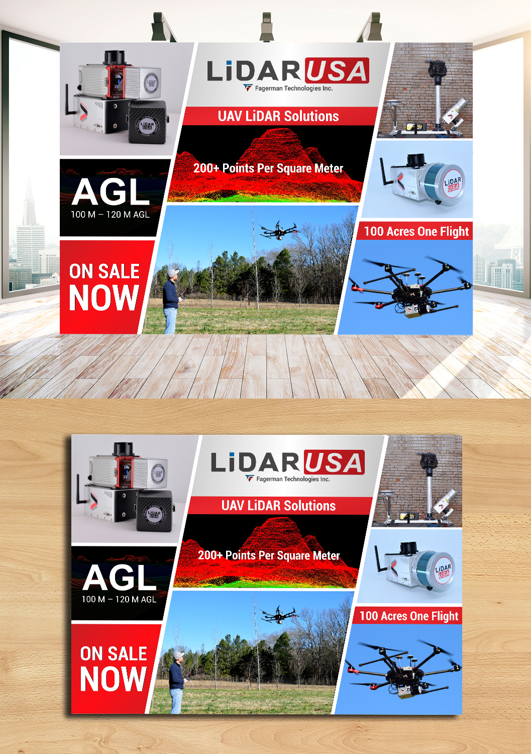 Trade Show Booth Design by ecorokerz for Fagerman Technologies Inc. LiDAR USA | Design: #20762847