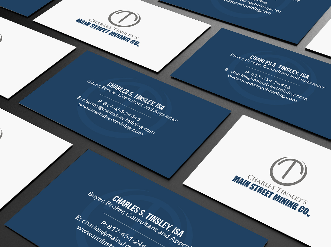 Business Card Design by Creations Box 2015 for Charles S Tinsley  | Design #20752624