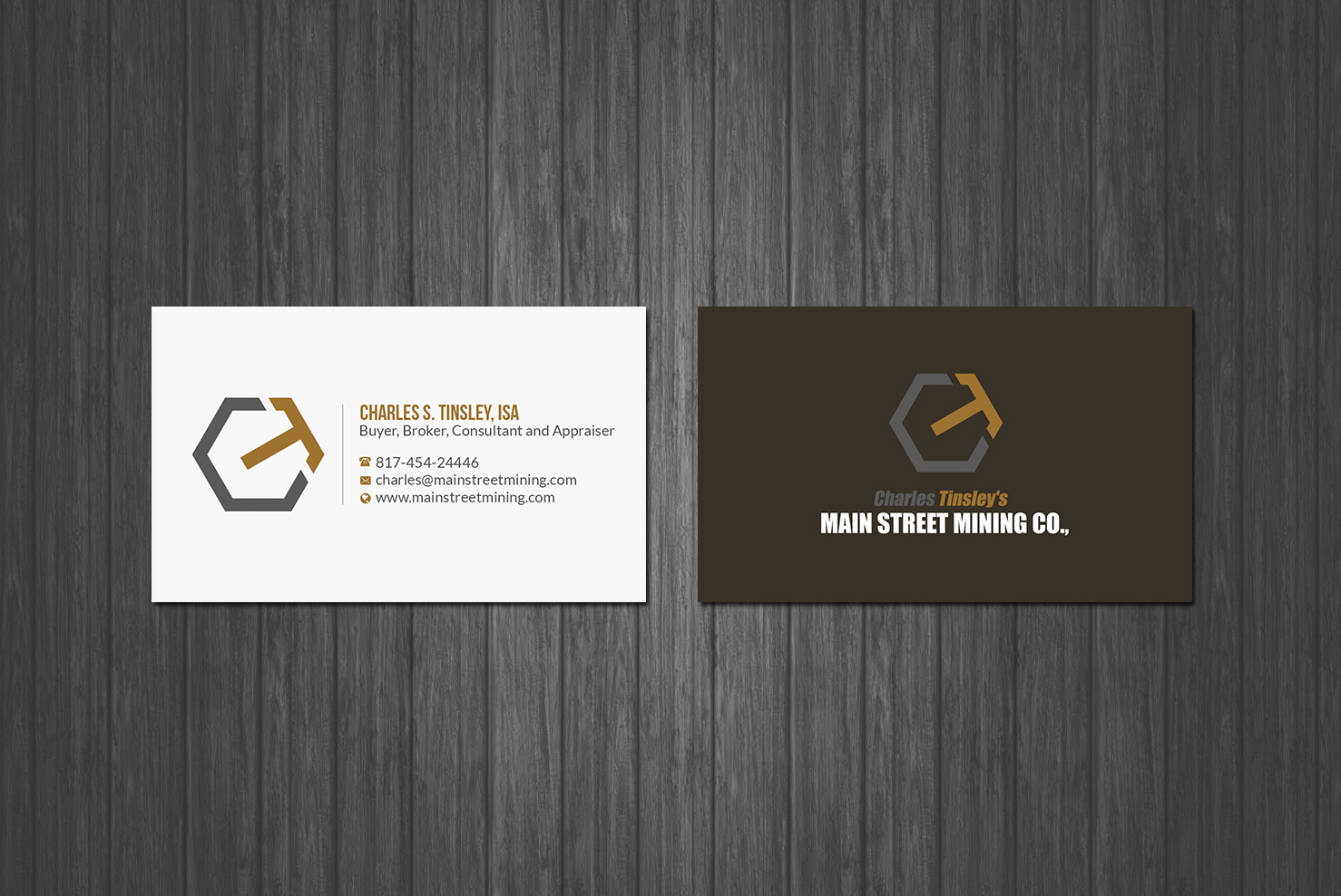 Visitenkarten-Design von Creations Box 2015 für Charles S Tinsley  | Design #20752625