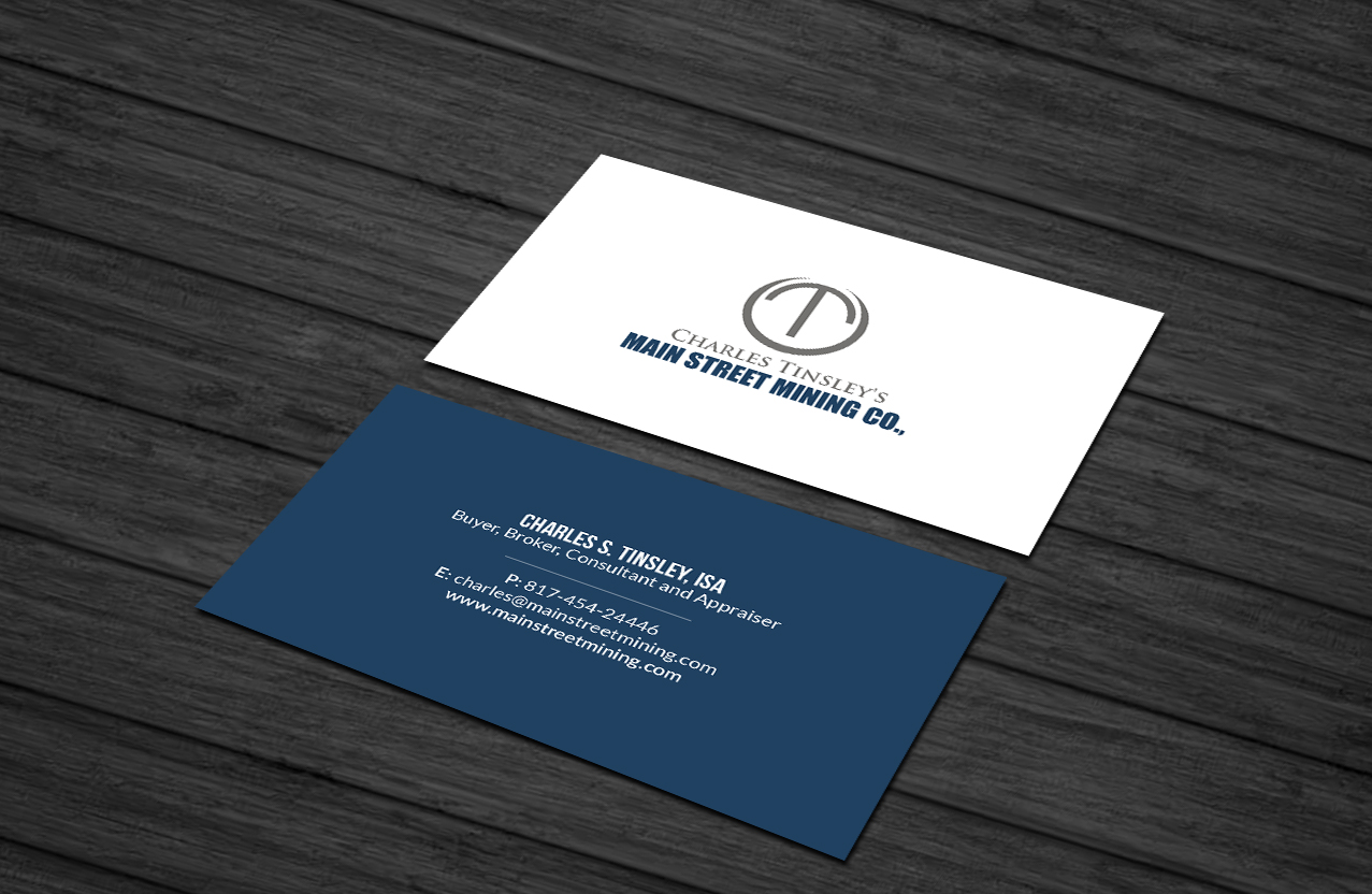 Business Card Design by Creations Box 2015 for Charles S Tinsley  | Design #20752637