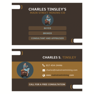 Visitenkarten-Design von graphicpro.asif für Charles S Tinsley  | Design #20771712