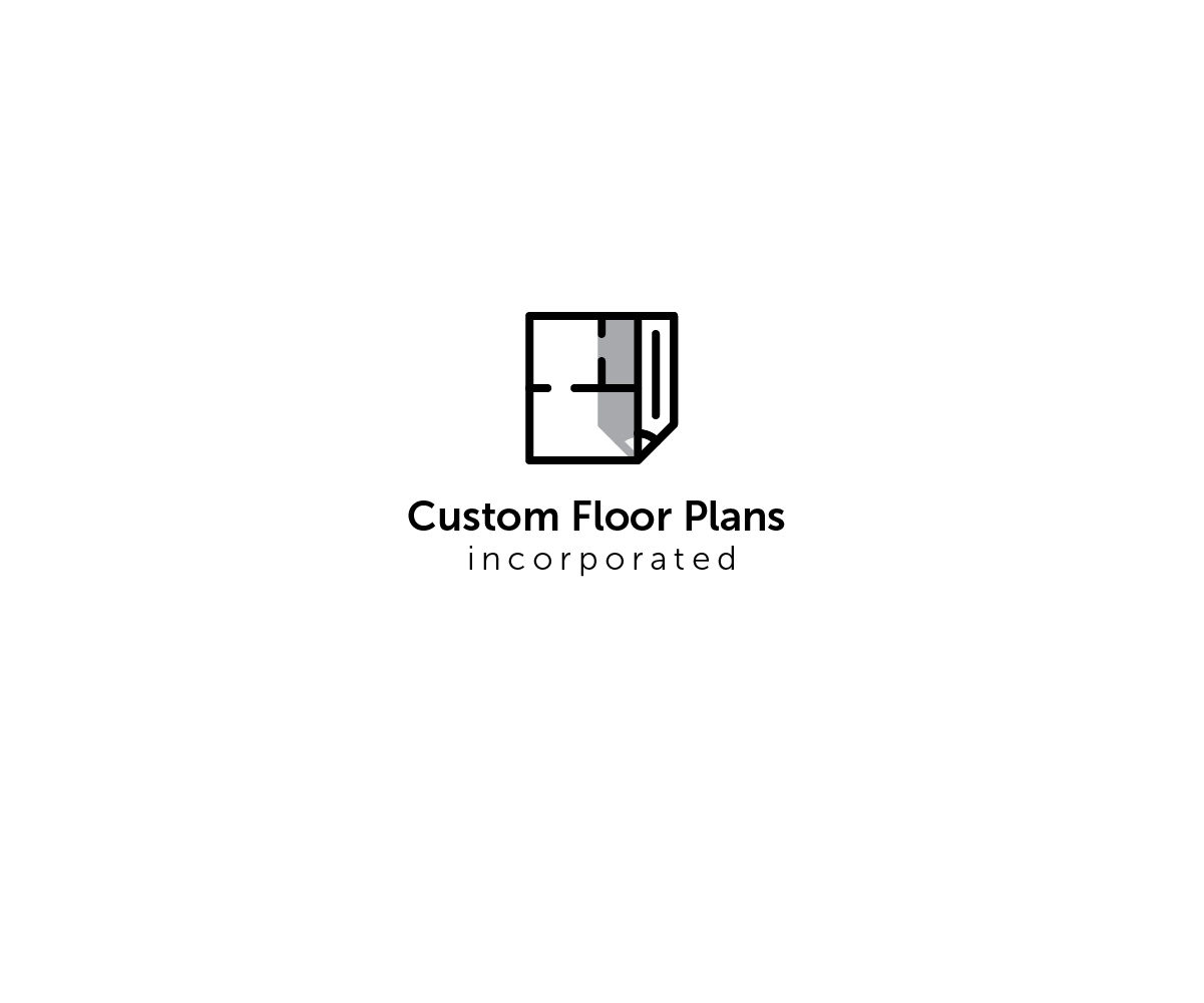 Logo Design For Custom Floor Plans Inc By Rawrandrawr Design