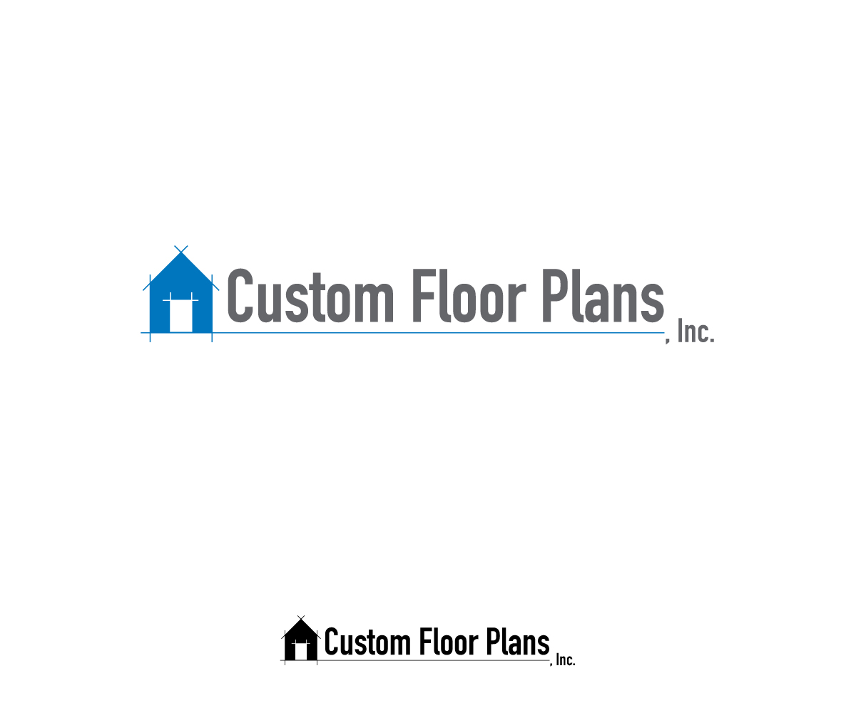Logo Design For Custom Floor Plans Inc By Lutfi Design 20771160