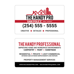 Business Card Design by uk for The Handy Pro | Design: #20738266