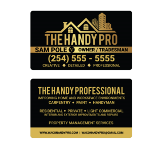 Business Card Design by uk for The Handy Pro | Design: #20753678