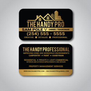Business Card Design by uk for The Handy Pro | Design: #20774024