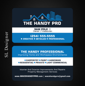 Business Card Design by SL Designer for The Handy Pro | Design: #20743380