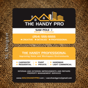 Business Card Design by SL Designer for The Handy Pro | Design: #20743384