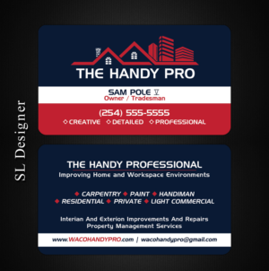 Business Card Design by SL Designer for The Handy Pro | Design: #20743385