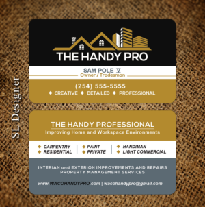 Business Card Design by SL Designer for The Handy Pro | Design: #20754057