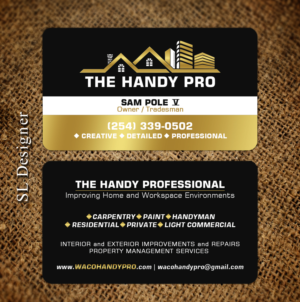 Business Card Design by SL Designer for The Handy Pro | Design: #20777577